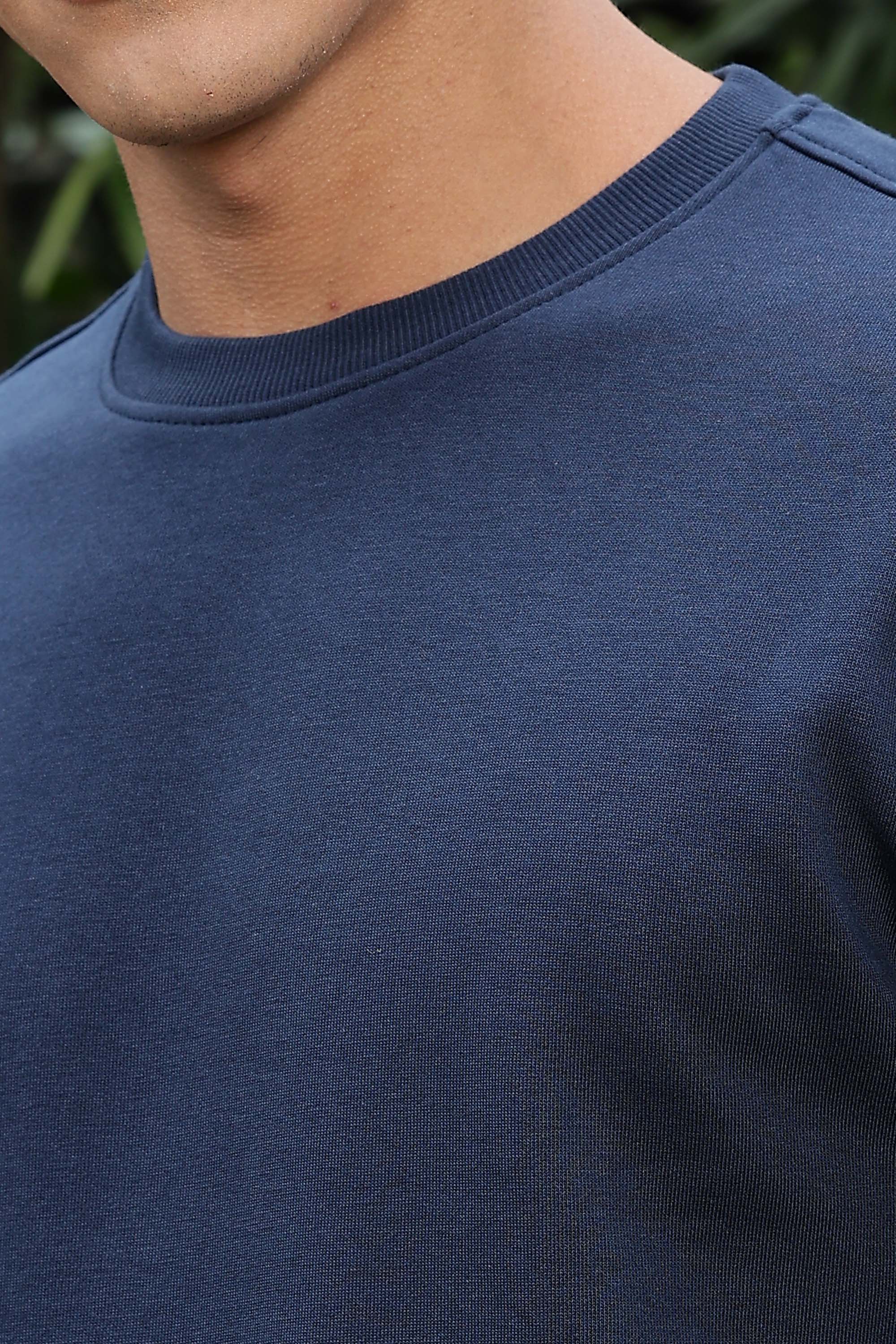 MEN NAVY BLUE SWEATSHIRT