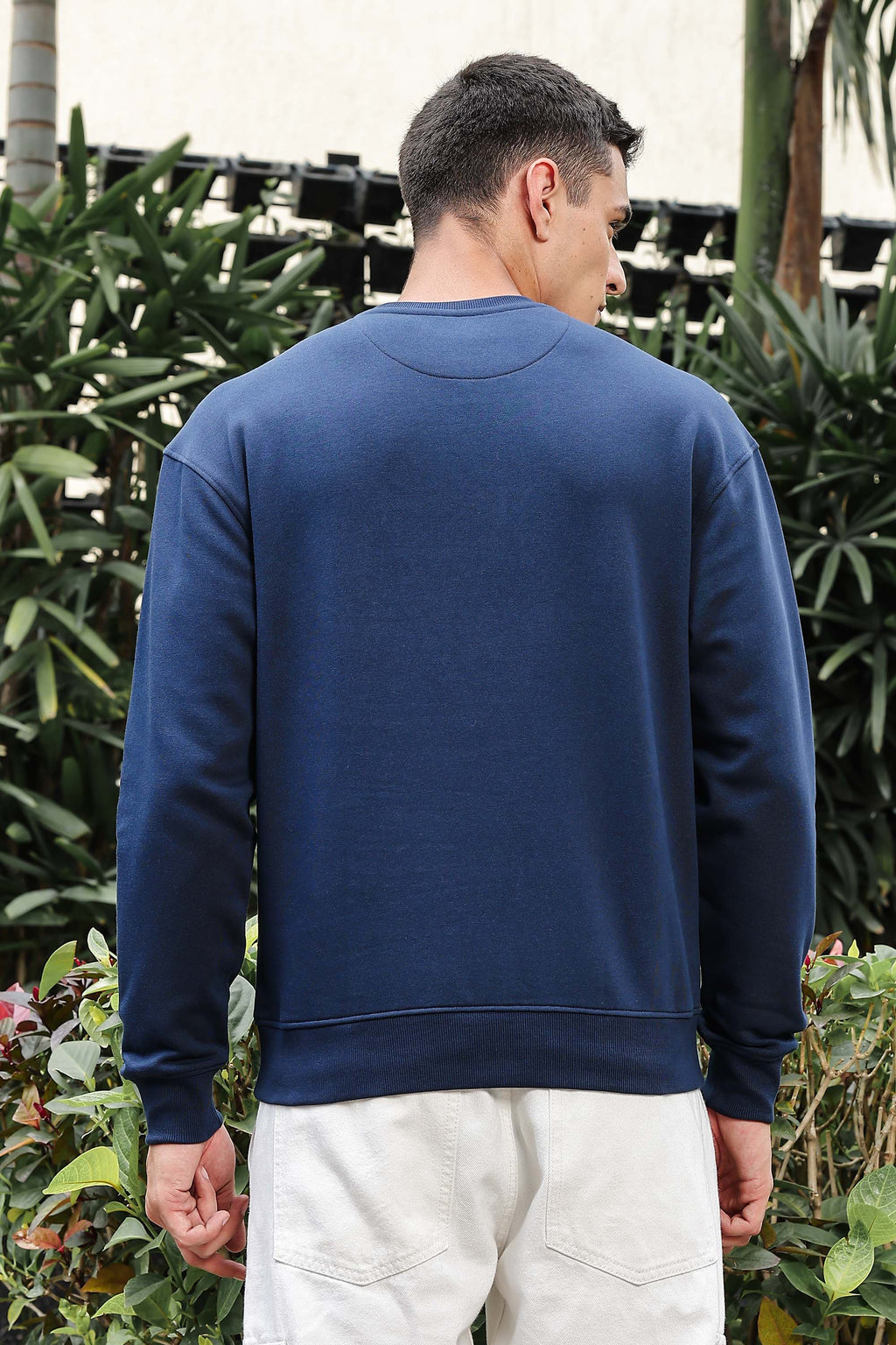 MEN NAVY BLUE SWEATSHIRT