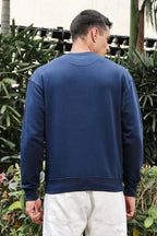 MEN NAVY BLUE SWEATSHIRT