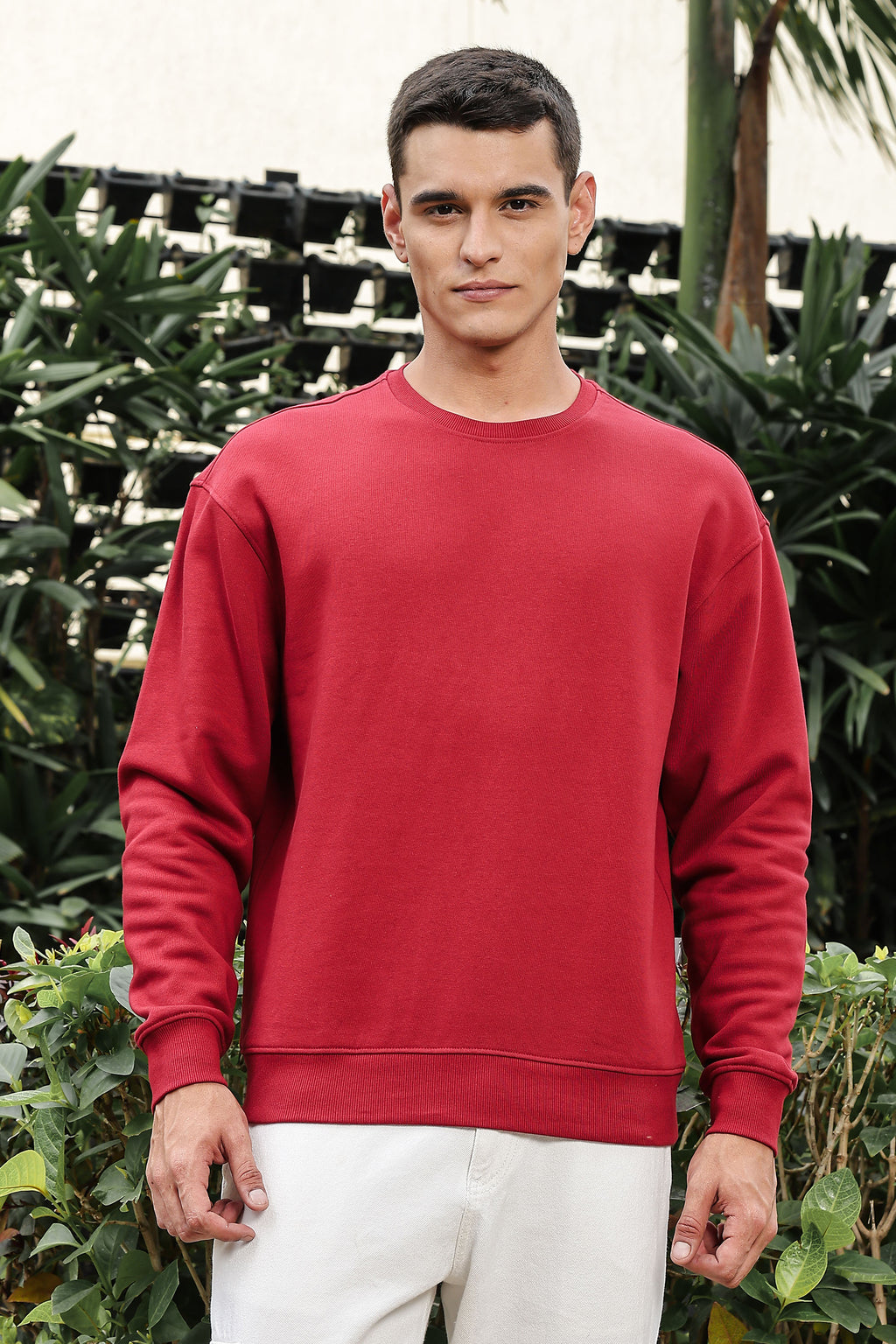 MEN RED SWEATSHIRT