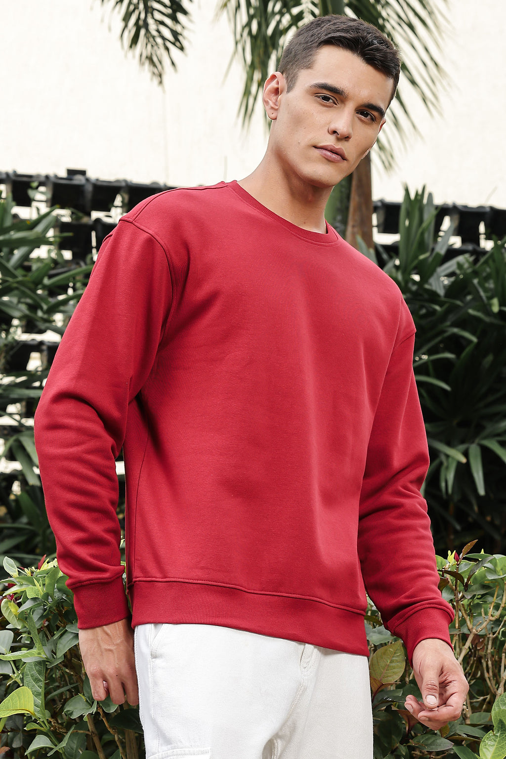 MEN RED SWEATSHIRT