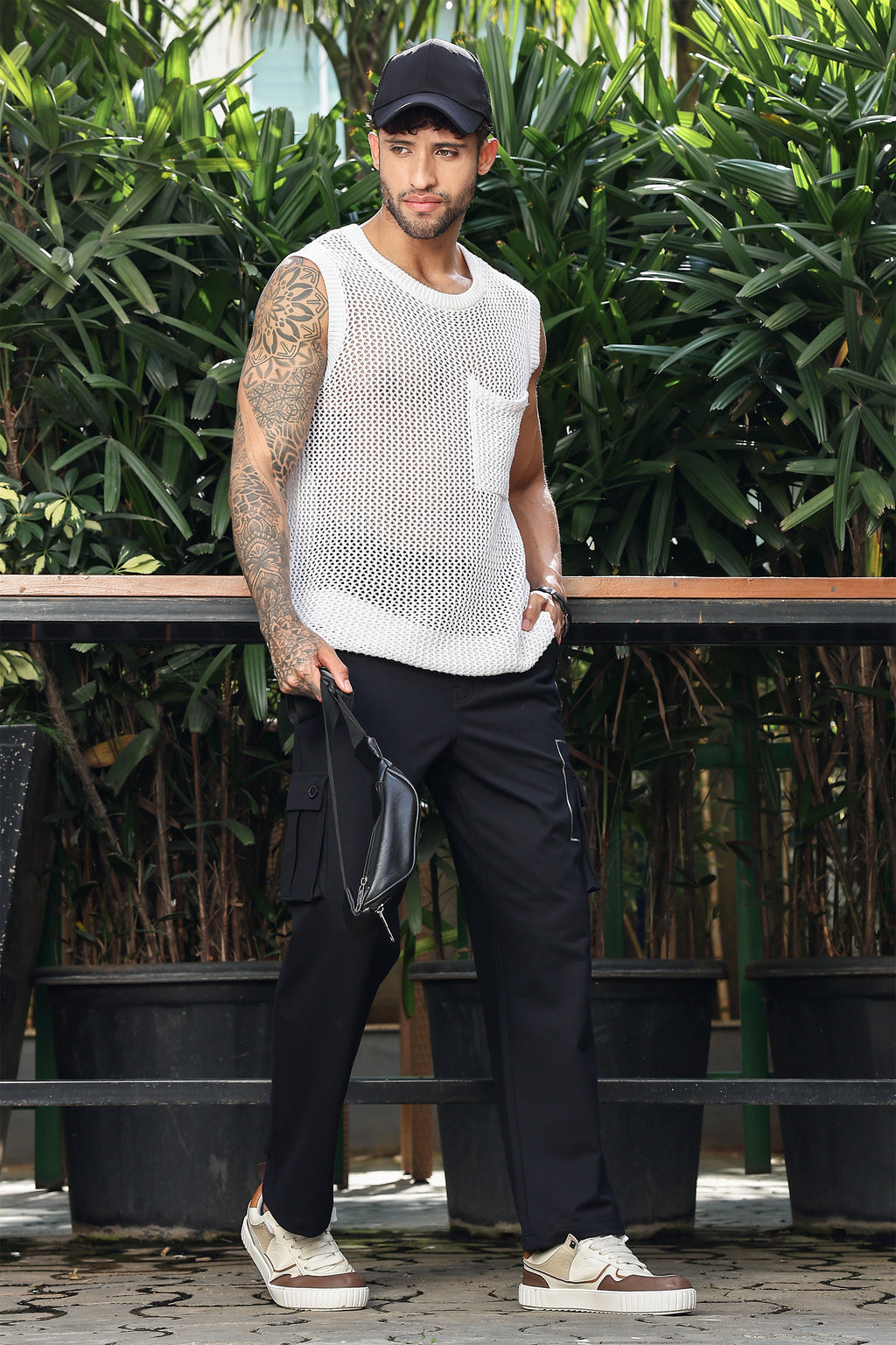 BLACK COLOR MEN CARGO PANT