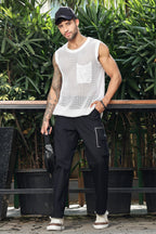 BLACK COLOR MEN CARGO PANT