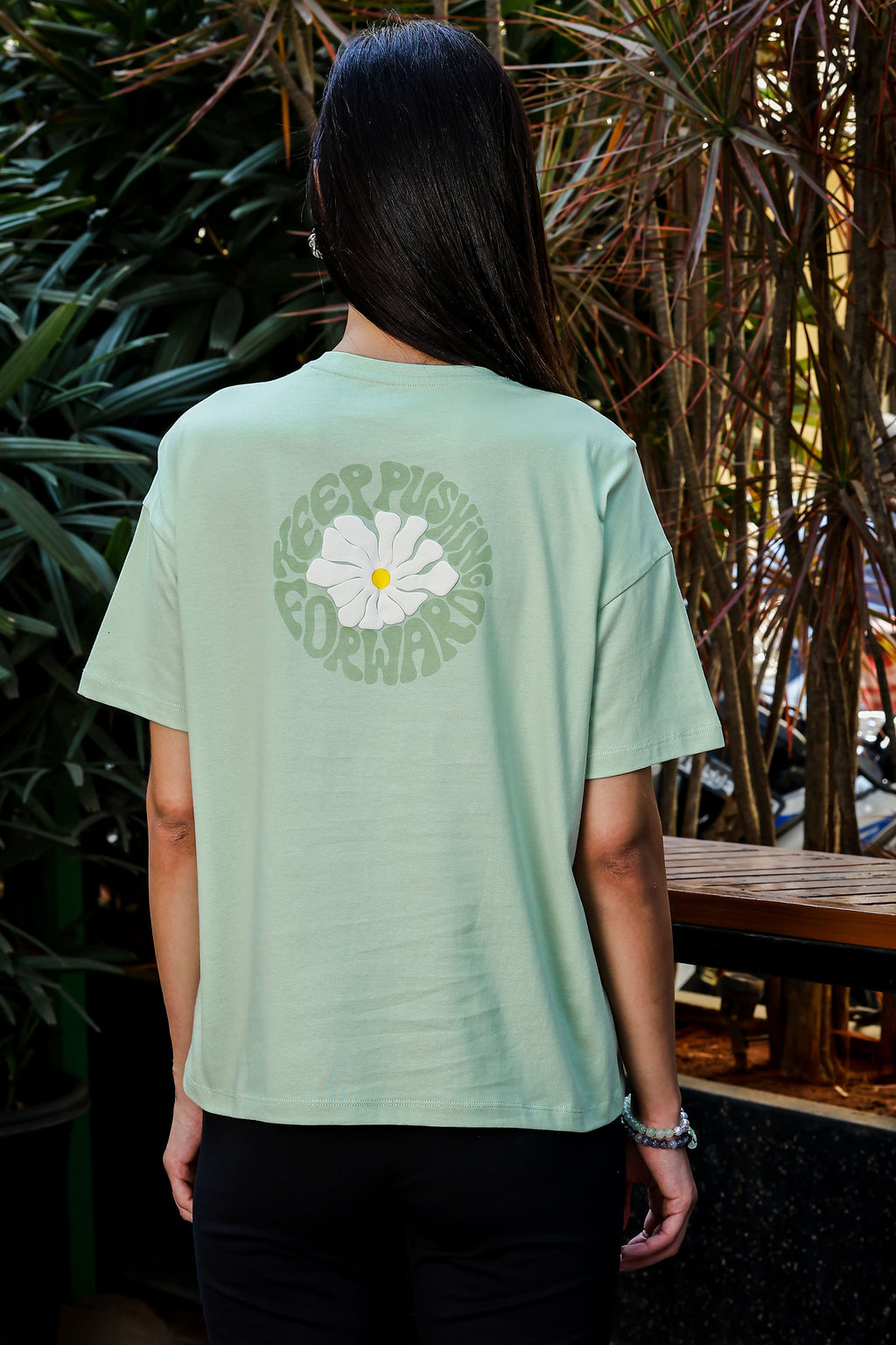 Women’s Printed Cotton T-Shirt | Typography Design | 100% Cotton | Round Neck | Short Sleeves | Pull-On Style | Casual Wear | Machine Washable