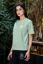 Women’s Printed Cotton T-Shirt | Typography Design | 100% Cotton | Round Neck | Short Sleeves | Pull-On Style | Casual Wear | Machine Washable