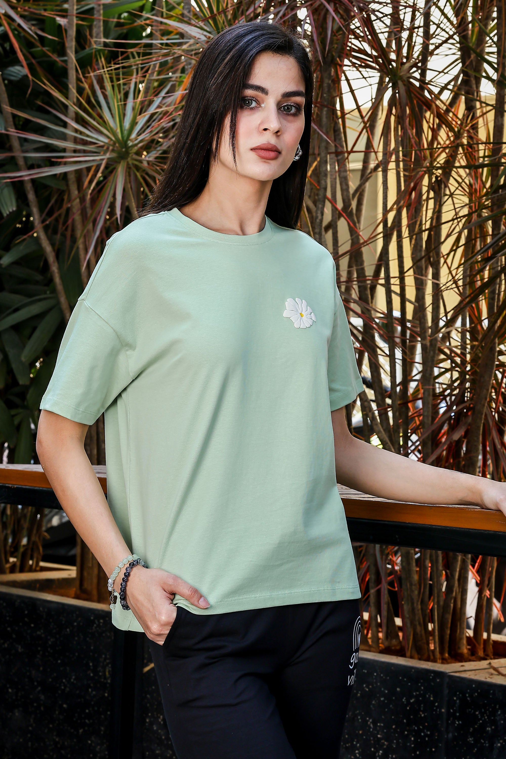 Women’s Printed Cotton T-Shirt | Typography Design | 100% Cotton | Round Neck | Short Sleeves | Pull-On Style | Casual Wear | Machine Washable