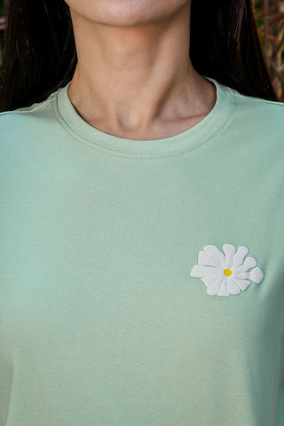 Women’s Printed Cotton T-Shirt | Typography Design | 100% Cotton | Round Neck | Short Sleeves | Pull-On Style | Casual Wear | Machine Washable