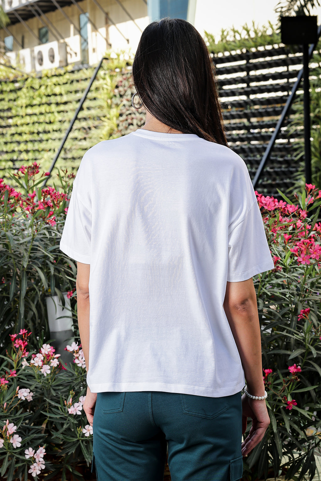 WHITE WOMEN T SHIRT