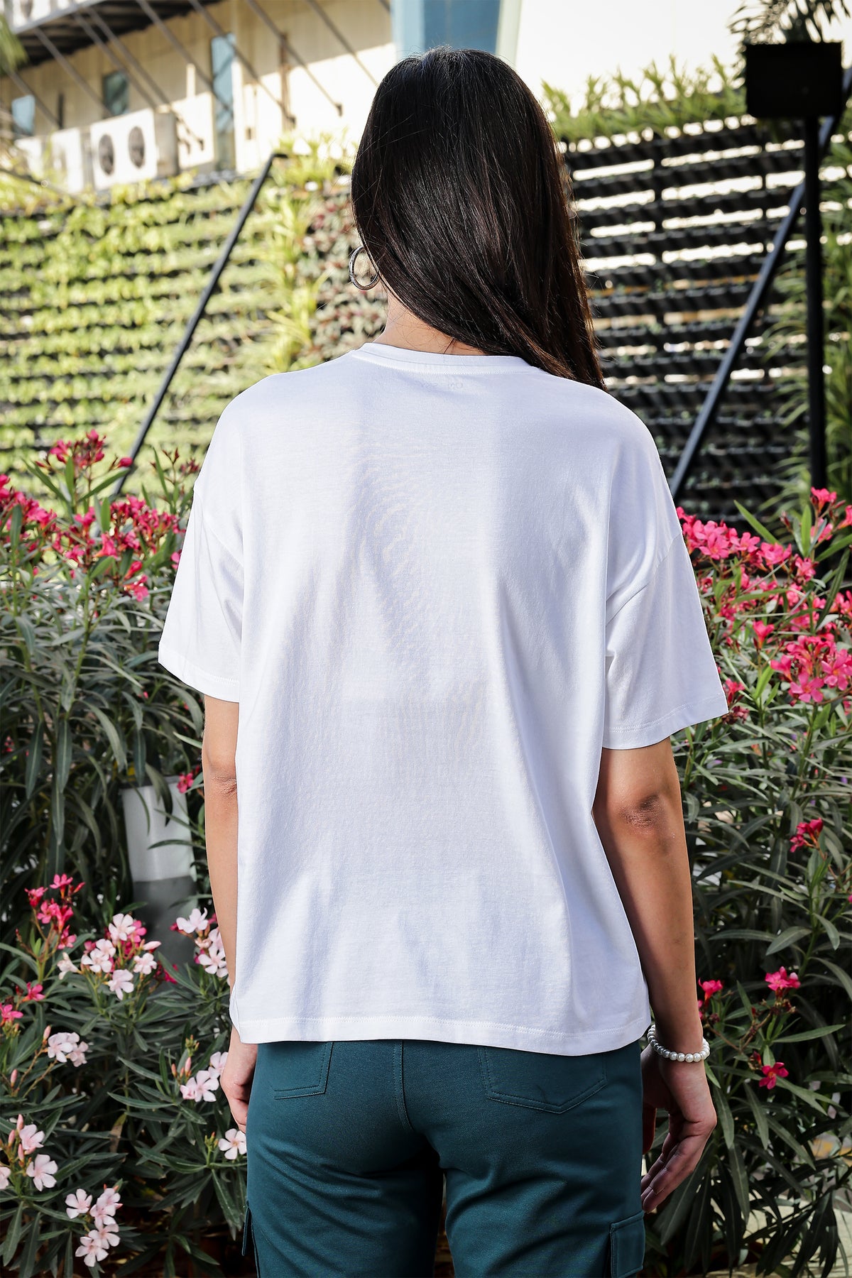 WHITE WOMEN T SHIRT