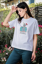 WHITE WOMEN T SHIRT
