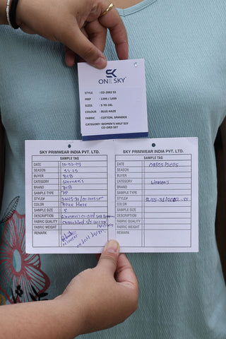 WOMEN V-NECK AQUA HALF SLV  CO-ORD SET