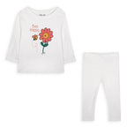 Kids White Kids Clothing Set