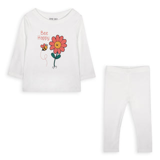 Kids White Kids Clothing Set