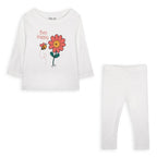 Kids White Kids Clothing Set