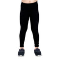 Girls Black Regular Legging