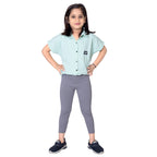 Girls Cement Ankle Length Legging