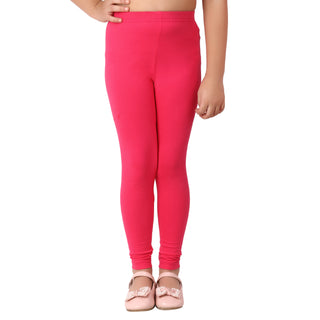 Girls Dark Fuchsia Regular Legging