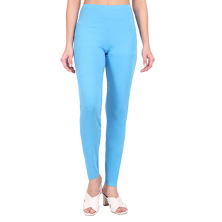 Women Dark Sky Blue Regular Legging