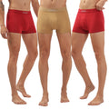 Mens Solid Cotton Trunk Underwear (Pack of 3)