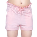 GIRLS BABY PINK FRILL SHORTS