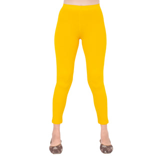 Women Gold Ankle Length Legging