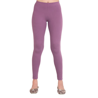 Women Grape Breathable Long Length Legging