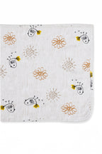 ONE SKY INFANT WHITE AOP PRINTED BLANKET