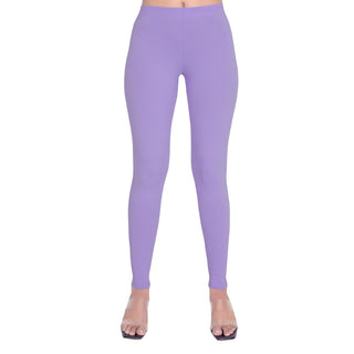 Women Lilac Breathable Long Length Legging