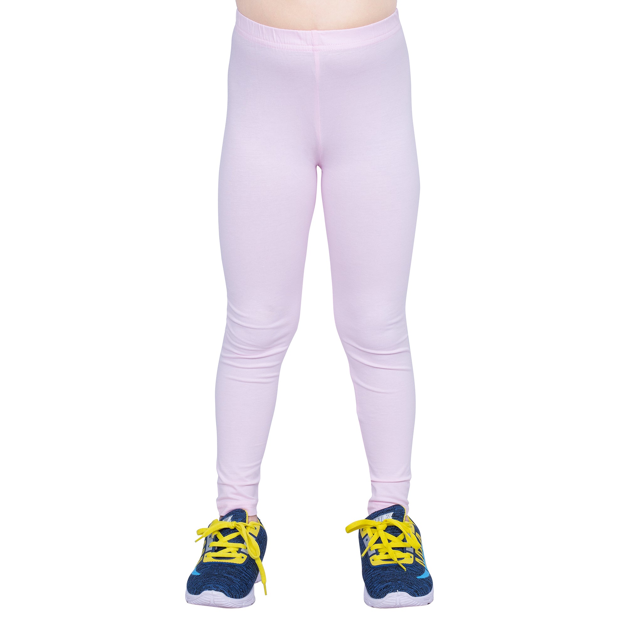 Girls Baby Pink Regular Legging