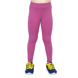 Girls Mauve Regular Legging