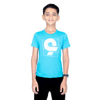 Boys Scuba Blue Round Neck T-Shirt