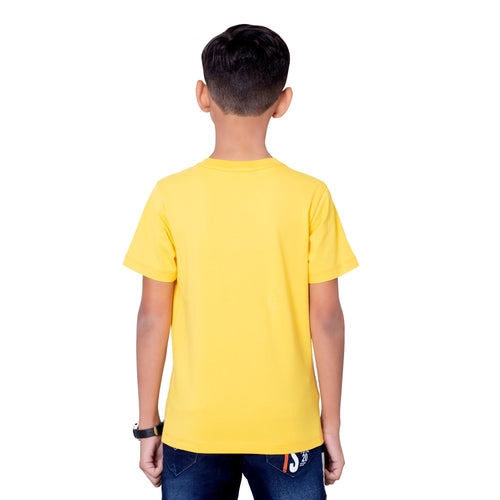 Boys Lee Gold Round Neck T-Shirt