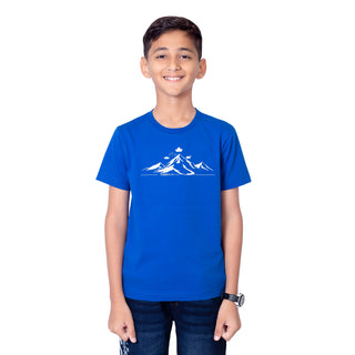 Boys Royal Round Neck T-Shirt