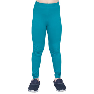 Girls Sea Green Regular Legging