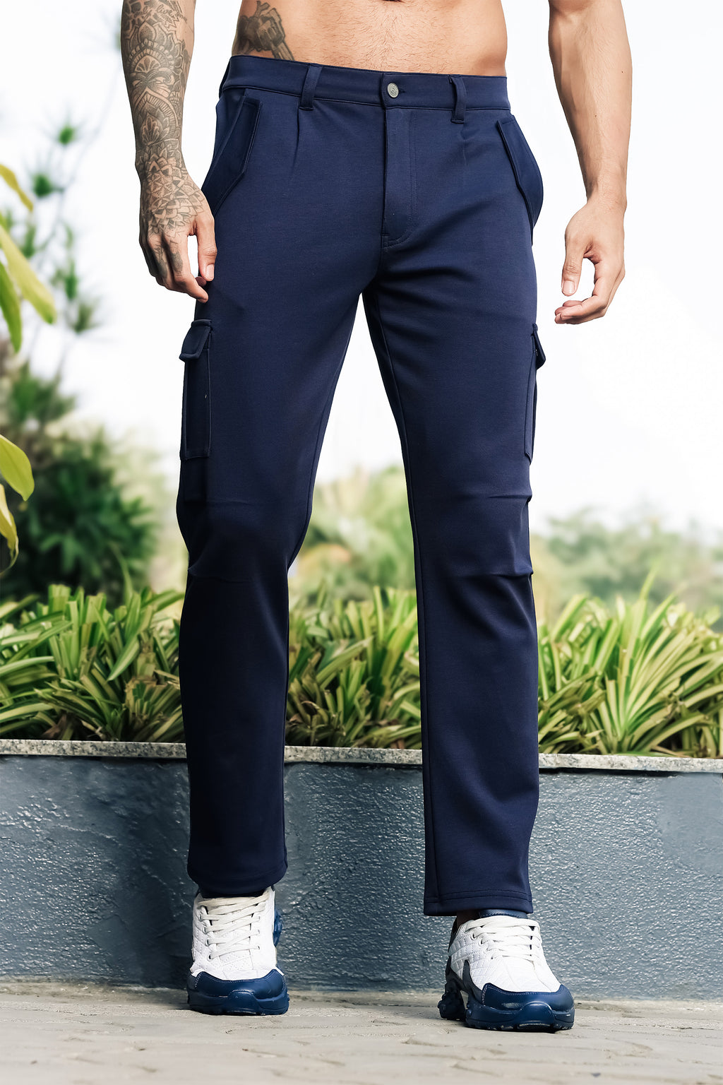 BLACK COLOR MEN CARGO PANT
