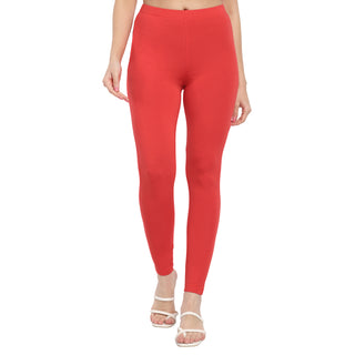 Women Light Cherry Regular Legging