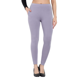 Women Shark Grey Regular Legging