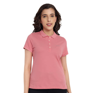 Women Strawberry Comfort Cotton Polo T-Shirt