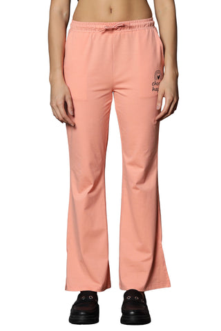 WOMEN PAPAYA PEACH PRINTED FLARED FIT BOTTOM