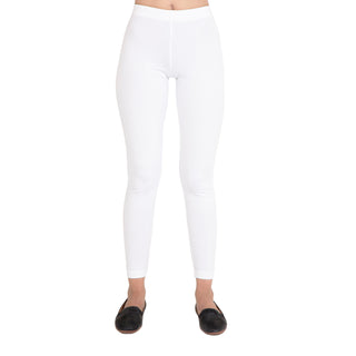 Women White Ankle Length Legging