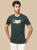 MENS PRINTED ROUND NECK TSHIRT