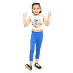 Girls Bright Royal Ankle Length Legging