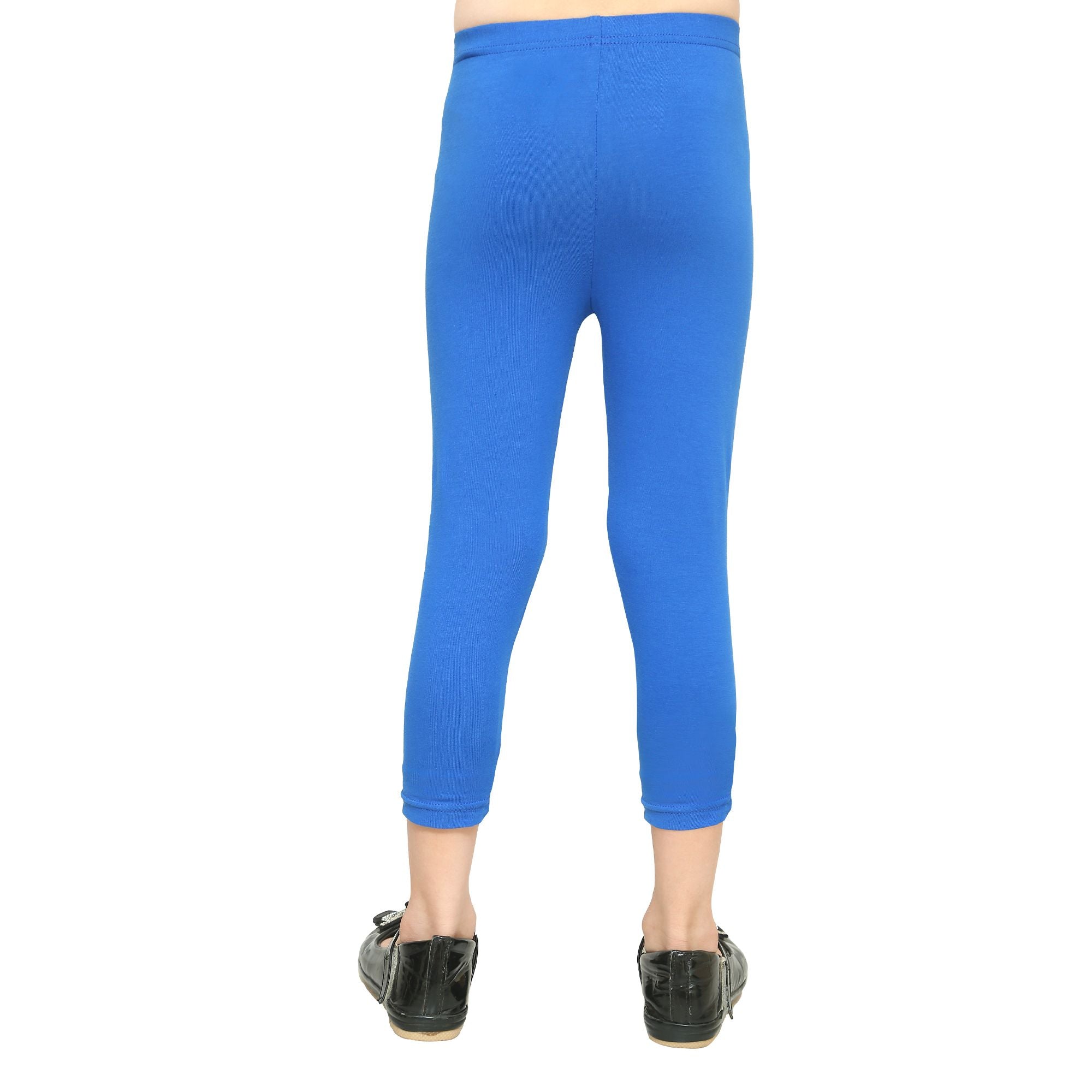 Girls Bright Royal Ankle Length Legging