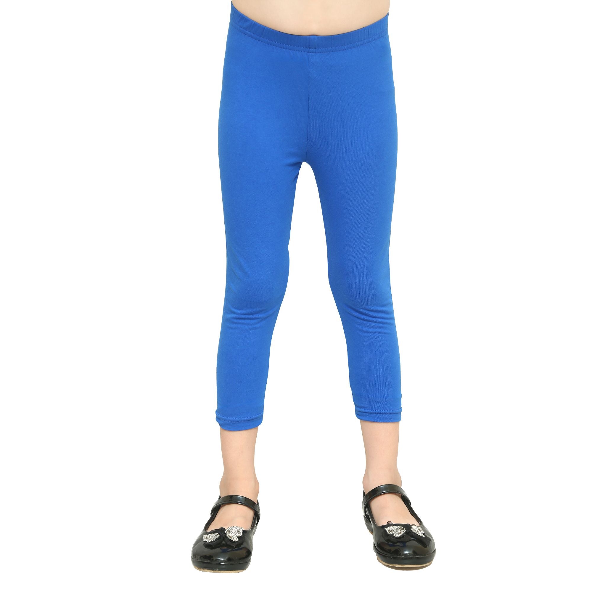 Girls Bright Royal Ankle Length Legging