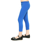 Girls Bright Royal Ankle Length Legging