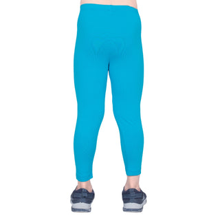 Girls Aqua Ankle Length Legging