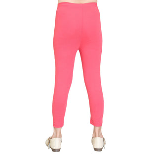 Girls Bubblegum Pink Ankle Length Legging