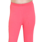 Girls Bubblegum Pink Ankle Length Legging