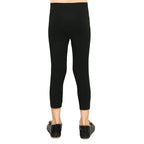 Girls Black Ankle Length Legging