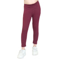 Girls Burgandy Ankle Length Legging